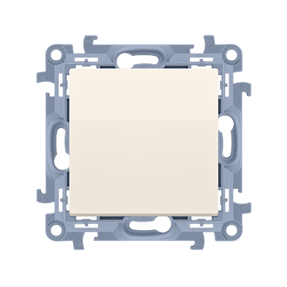 Bыключатель SIMON10 1х нажимной, кремовый  (CP1.01/41)