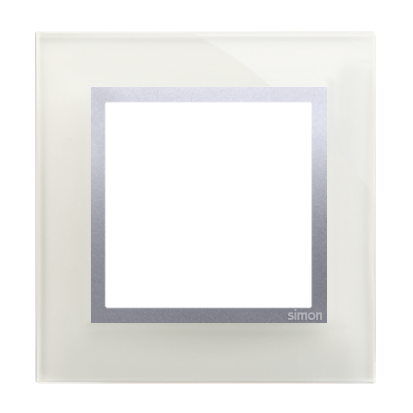 Рамка Premium NATURE 1x, стекло серебрянный туман (DRN1/71)