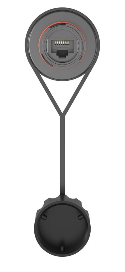 Модуль RJ45, прохідний UTP Кат.6, захист ІР67