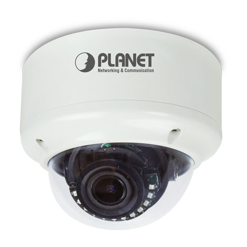 Купольна зовнішня антивандальна камера IP66, IR-20, H.265, 3 Mega-Pixel. WDR, 2-way Audio, ONVIF