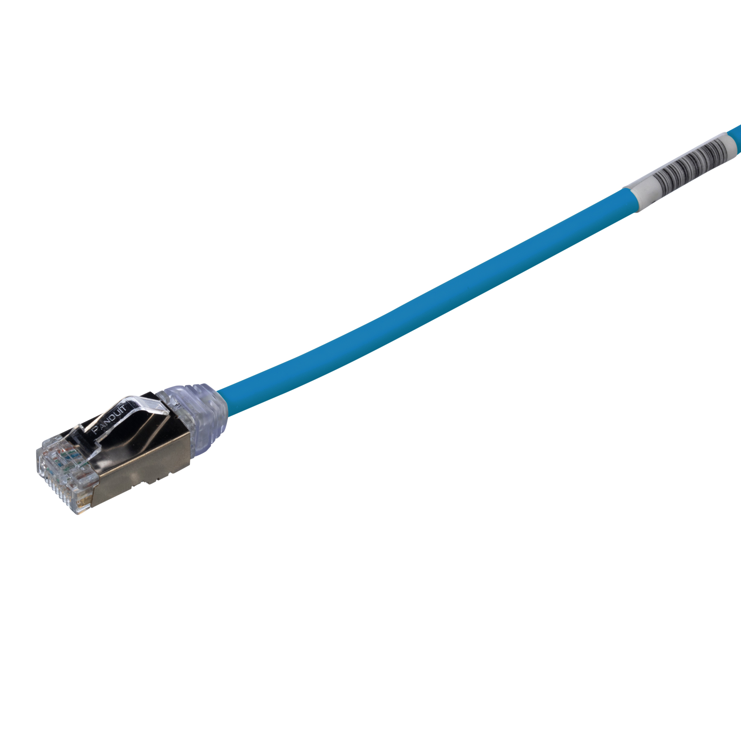 Патч-корд FTP 28AWG, кат 6A, 0.5м, сіний