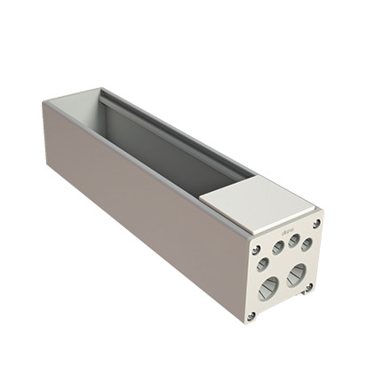 Розеточна коробка Ofiblock COMPACT на 4хK45 модулі, біла заглушка (KFC204/9)