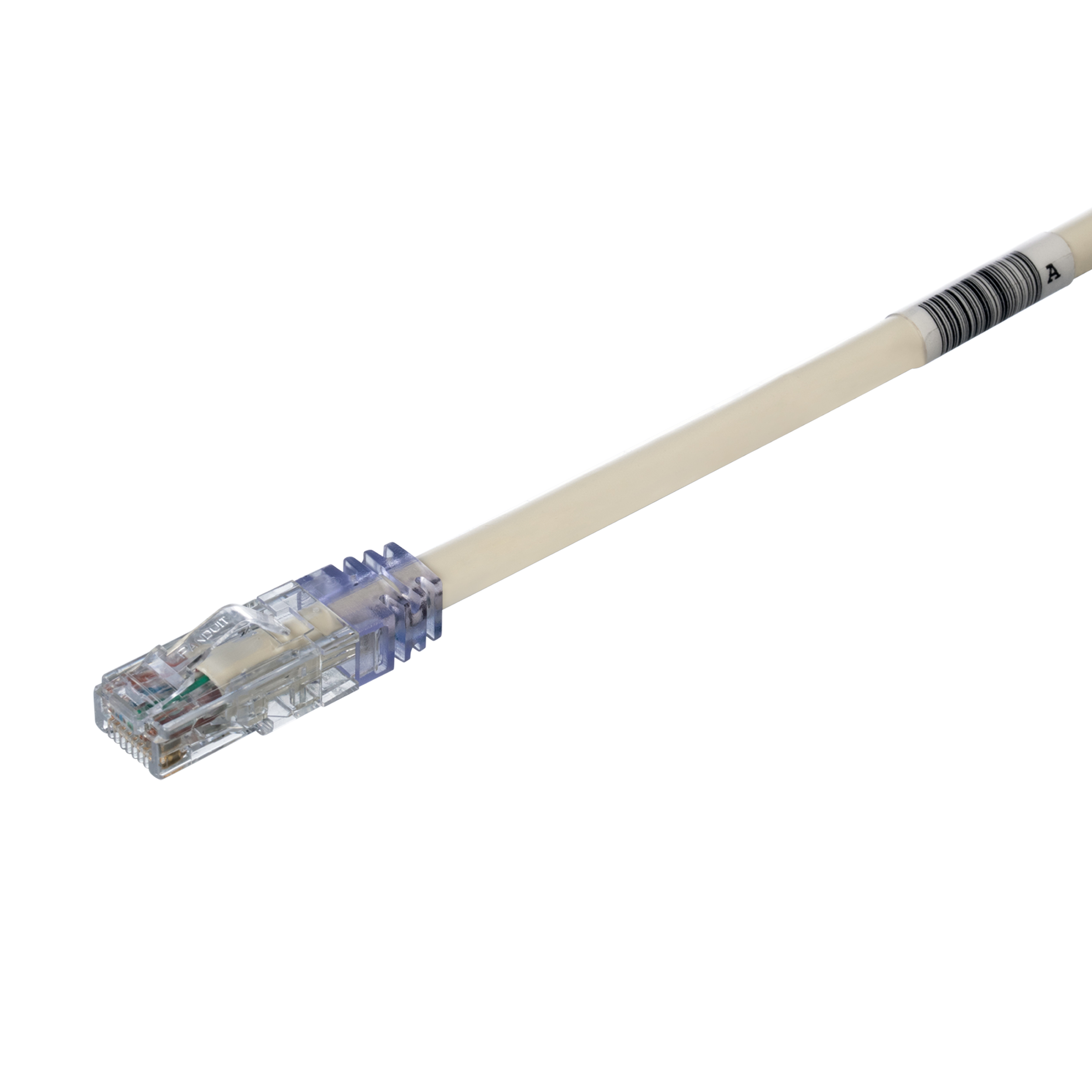 Патч-корд UTP 24AWG, кат 6A, 1м, білий