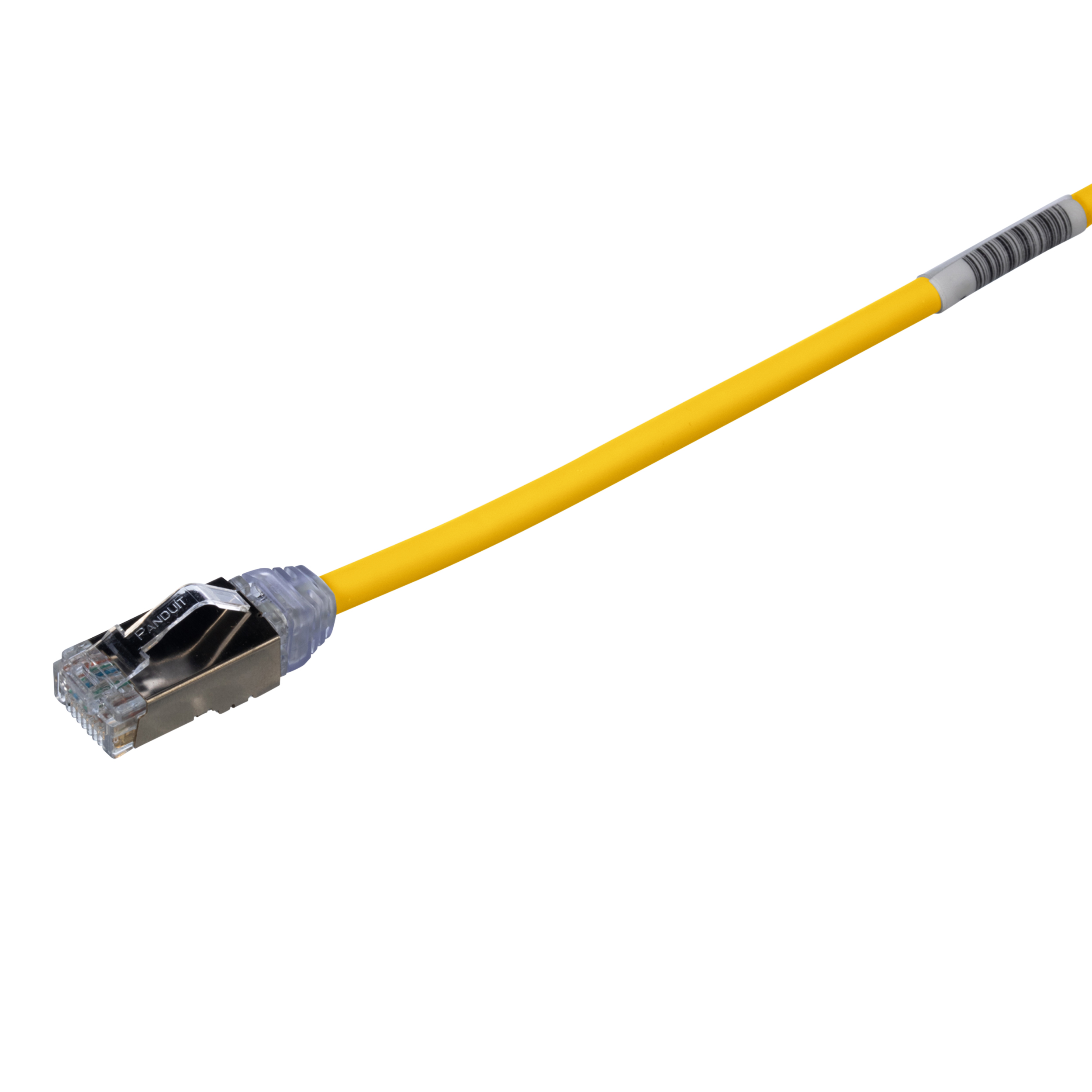 Патч-корд FTP 28AWG, кат 6A, 0.5м, жовтий