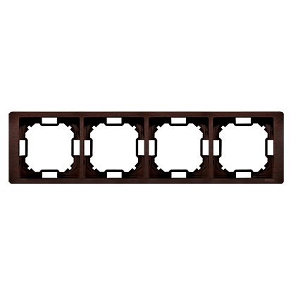 Рамка Neos BASIC 4x, красное дерево (BMRC4/050) Рамка Neos BASIC 4x, красное дерево (BMRC4/050)