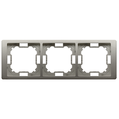Рамка Neos BASIC 3x, сатин (BMRC3/29)