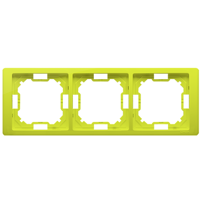 Рамка BASIC Neos 3x, лайм (BMRC3/036)