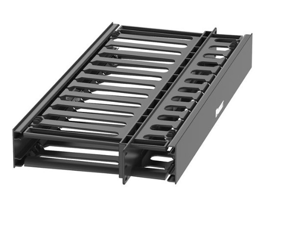 Кабельний канал-організатор 1U двустор. 58+132мм