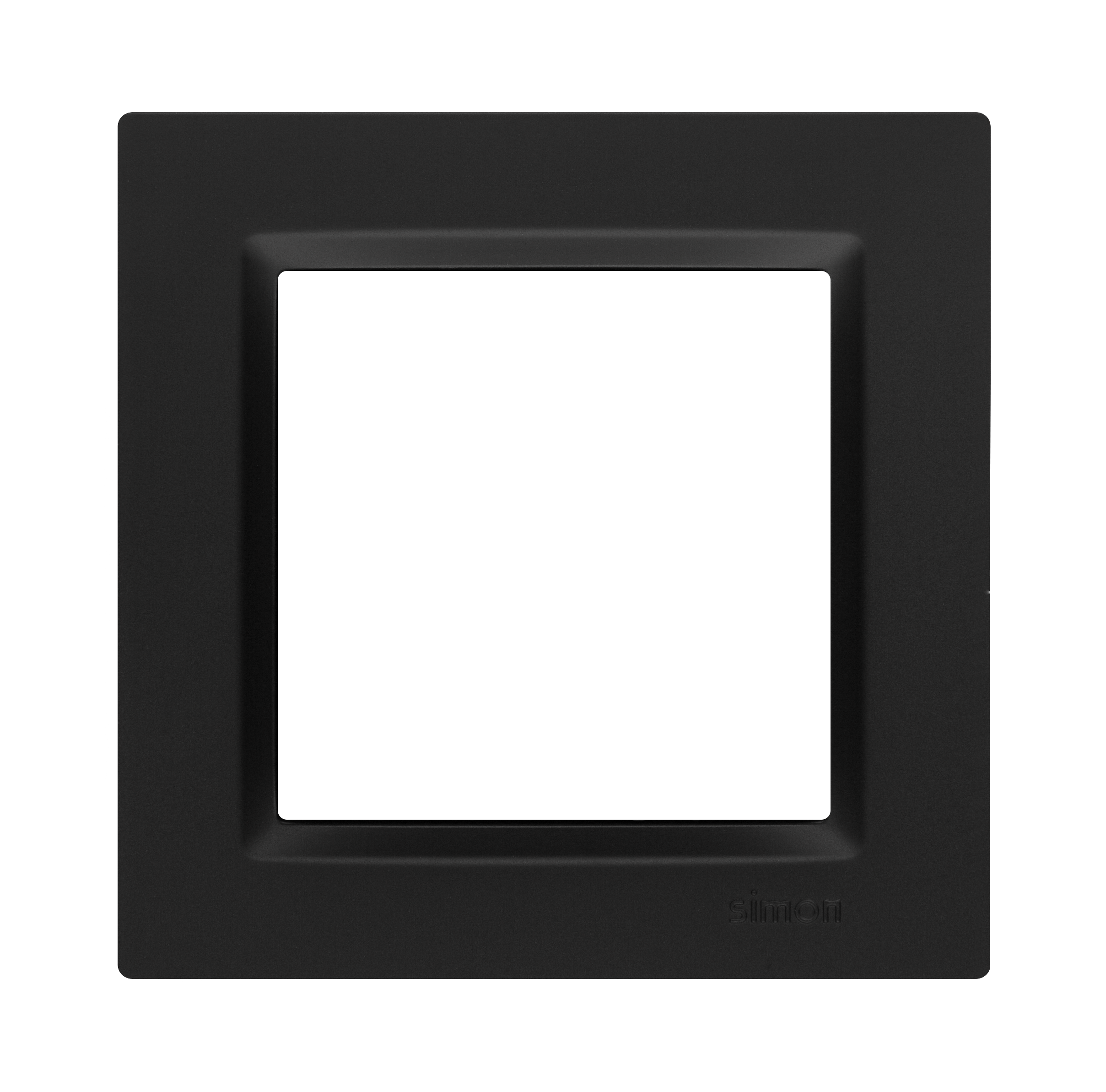 Рамка SIMON10 1x, черный матовый (CR1/49)