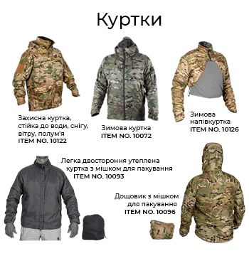 Куртки MLV для військових
