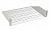 Полиця консольна 19" 2U, 350мм, до 30 кг. RAL7035