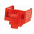 Заглушка в порт RJ45 (100шт/пак) червона