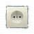 Розетка электрическая Basic без заземления, бежевая (BMG1.01/12)