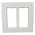 Рамка на 2 двойных модуля серии CIMA, белая (SBM202/9)