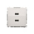 Зарядний пристрій 2хUSB тип A, 5V, 2.1A, Basic, білий (BMC2USB.01/11)