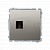 Розетка Basic 1xHDMI, сатин (BMGHDMI.01/29)