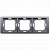 Рамка Neos BASIC 3x, серебро (BMRC3/43)