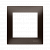 Рамка розетки Premium 1х, коричневый (DR1/46)