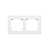 Рамка Simon55 LINE 2x, білий матовий (TR2/111)