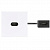 Патч-корд з USB-C 3.0 розеткою 45х45 мм та ро'ємом USB-C 3.0 "мама-мама", білий (K128F/9)