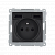Роз ел зазем French 16A 250V,заряд пристр 2хUSB A+A 2.1А 5V, Simon54, чорн матов (DGZ1ZUSB2AA.01/49)