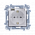 Розетка электрическая SIMON10 Schuko IP44 с крышкой, белый (CGSZ1B.01/11A)
