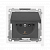 Розетка Shucko SIMON55 з кришкою IP44 сірий мат (TGSZ1BCZ.01/116)