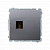 Розетка Basic 1xHDMI, сталь inox (BMGHDMI.01/21)