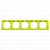 Рамка BASIC Neos 5x, лайм (BMRC5/036)