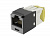 Модуль Mini-Com RJ45 UTP, кат.5е, 28/30 AWG, чорний