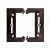 Подрозетник Basic Neos настенный наборной, элемент "C", шоколадный (PSCS/47)