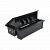 Розетк блок Simon487: 3x250В тип F, 2xRJ45 Keystone, чорний (48730F300K00000-44)