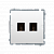Розетка Basic 2xHDMI, белый (BMGHDMI2.01/11)