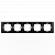 Рамка Basic Neos 5x, чорний матовий (BMRC5/49)