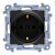 Розетка электрическая SIMON10 Schuko, черный матовый (CGSZ1.01/49)