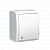 Выключатель 1х Aquarius (IP54) перекрестный, белый (AQW7/11)