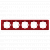 Рамка BASIC Neos 5x, рубиновый (BMRC5/033)