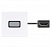 Патч-корд з HDMI 2.0 розеткою 45х45 мм та роз'ємом HDMI 2.0 "мама-мама", білий (K129C/9)