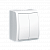Выключатель 2х Aquarius (IP54), белый (AQW5L/11)