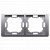 Рамка Neos BASIC 2x, сталь inox (BMRC2/21)