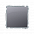 Bыключатель Basic 1х нажимной, сталь inox (BMP1.01/21)