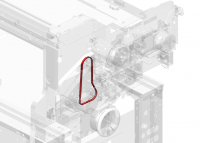 Ricoh Зубчастий привідний пас B60S3M420 діаметром 134 мм (B8904149)