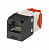 Модуль Mini-Com RJ45 UTP, кат.5е, чорний