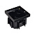 Підлогова коробка люка IP66 1,5xK45 для наливних підлог, чорний (indoor) (KGT100/74)