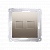 Адаптер информационный Premium 2xRJ45 Keystone, золото матовое (DKP2.01/44)