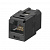 Модуль Mini-Com RJ45 UTP, прохідний, кат.5е, чорний