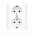 Розетка электрическая Premium накладная двойная Schuko, белый (EGSZ2PZ/11)