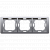 Рамка Neos BASIC 3x, сталь inox (BMRC3/21)