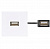 Патч-корд з USB-A 3.0 розеткою 45х45 мм та роз'ємом USB-A 3.0 "мама-мама", білий (K128D/9)