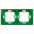 Рамка BASIC NEOS 2x, мятный (BMRC2/032)